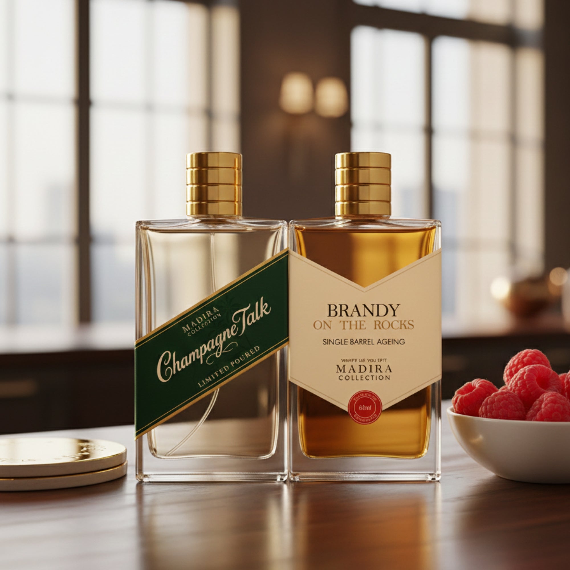 BOOZY COMBO: BRANDY AND CHAMPAGNE