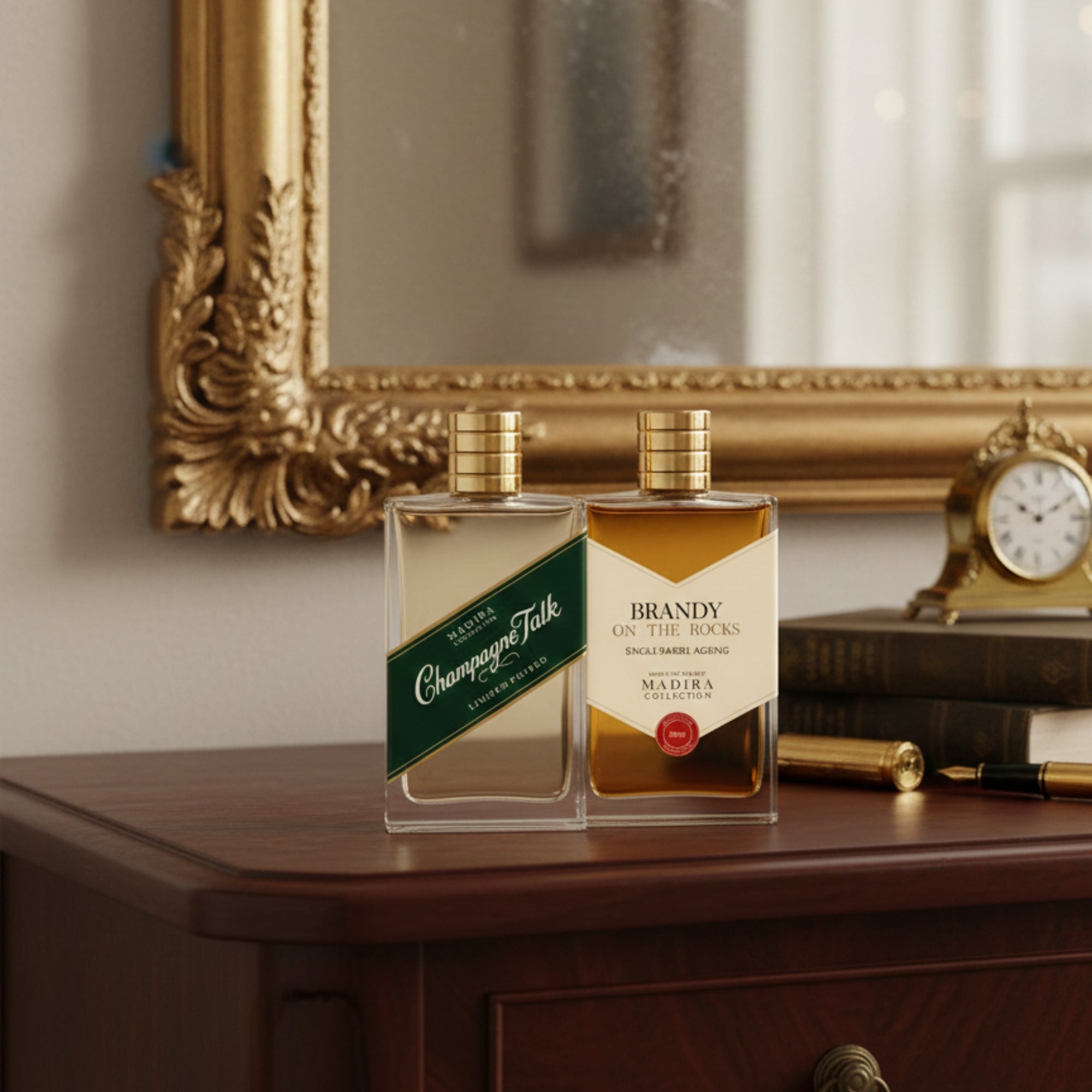 BOOZY COMBO: BRANDY AND CHAMPAGNE