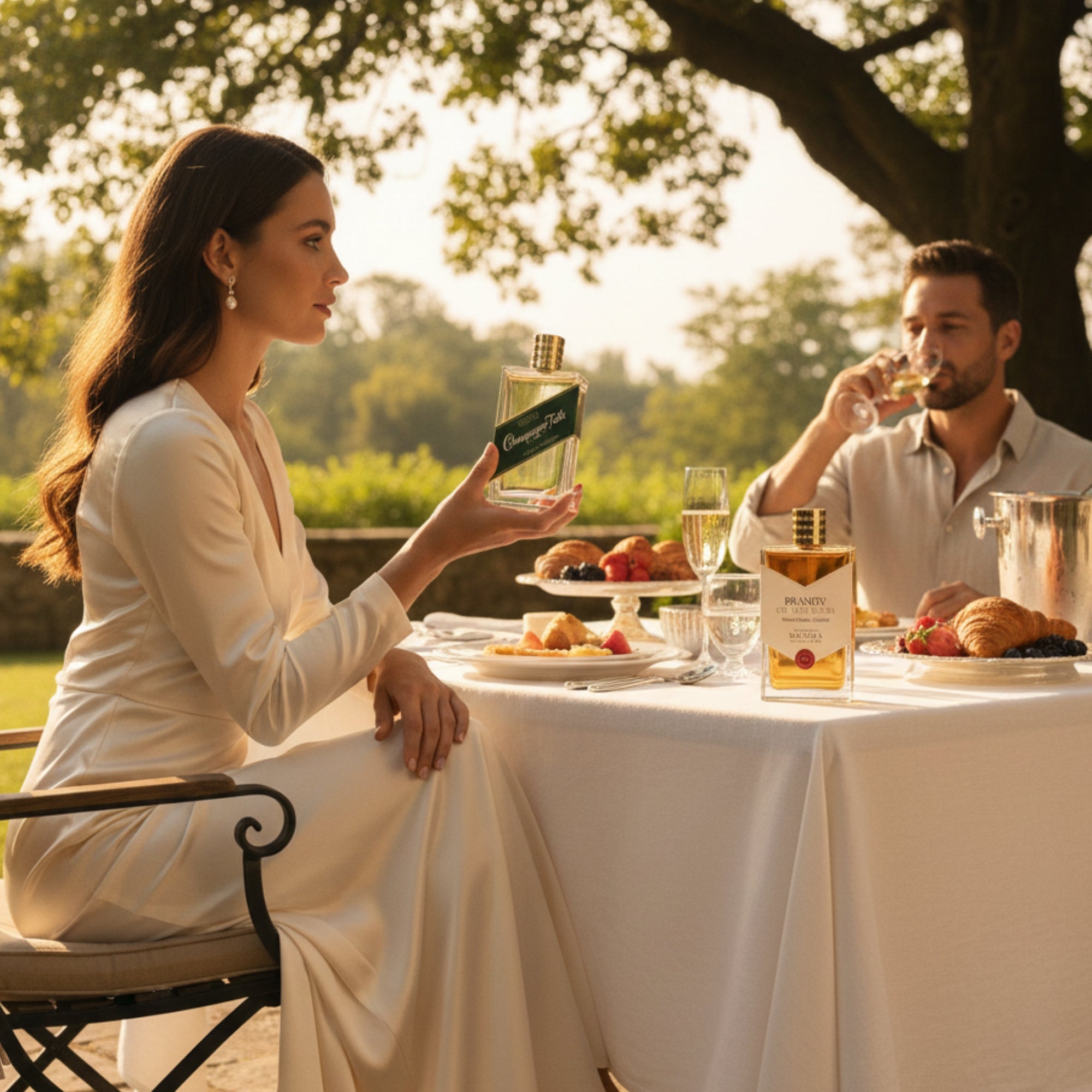 BOOZY COMBO: BRANDY AND CHAMPAGNE