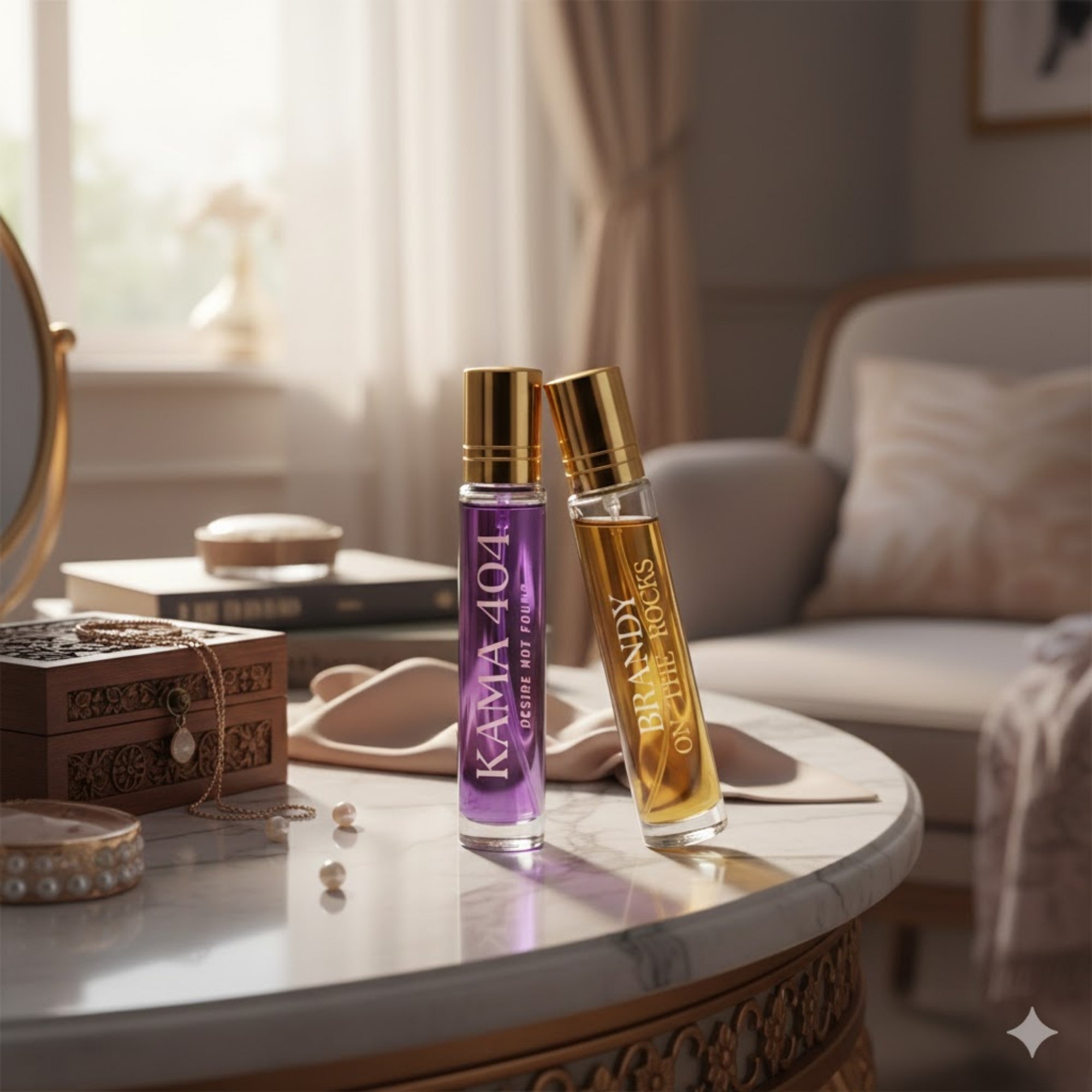 KAMA 404 VS BRANDY ON THE ROCKS: 2X 12 ML