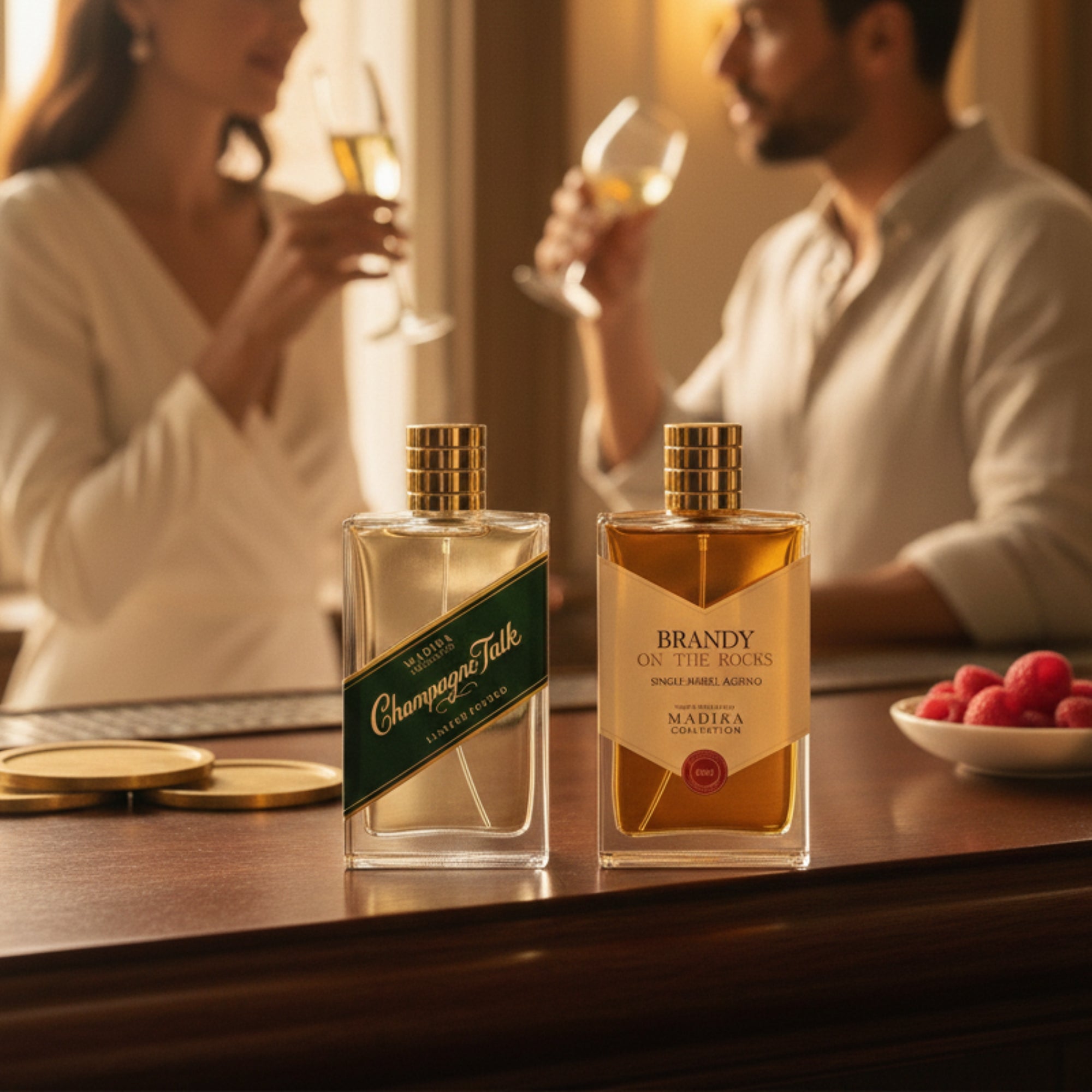 BOOZY COMBO: BRANDY AND CHAMPAGNE