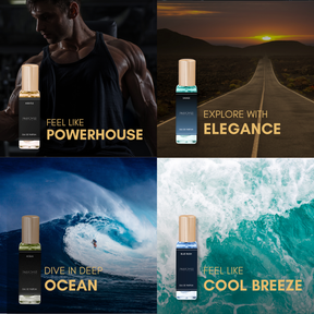 Best Seller perfumes For Men - Pack Of 4 | Acqua | Aventus | Blue Rush | Savage 4 X 20 ML