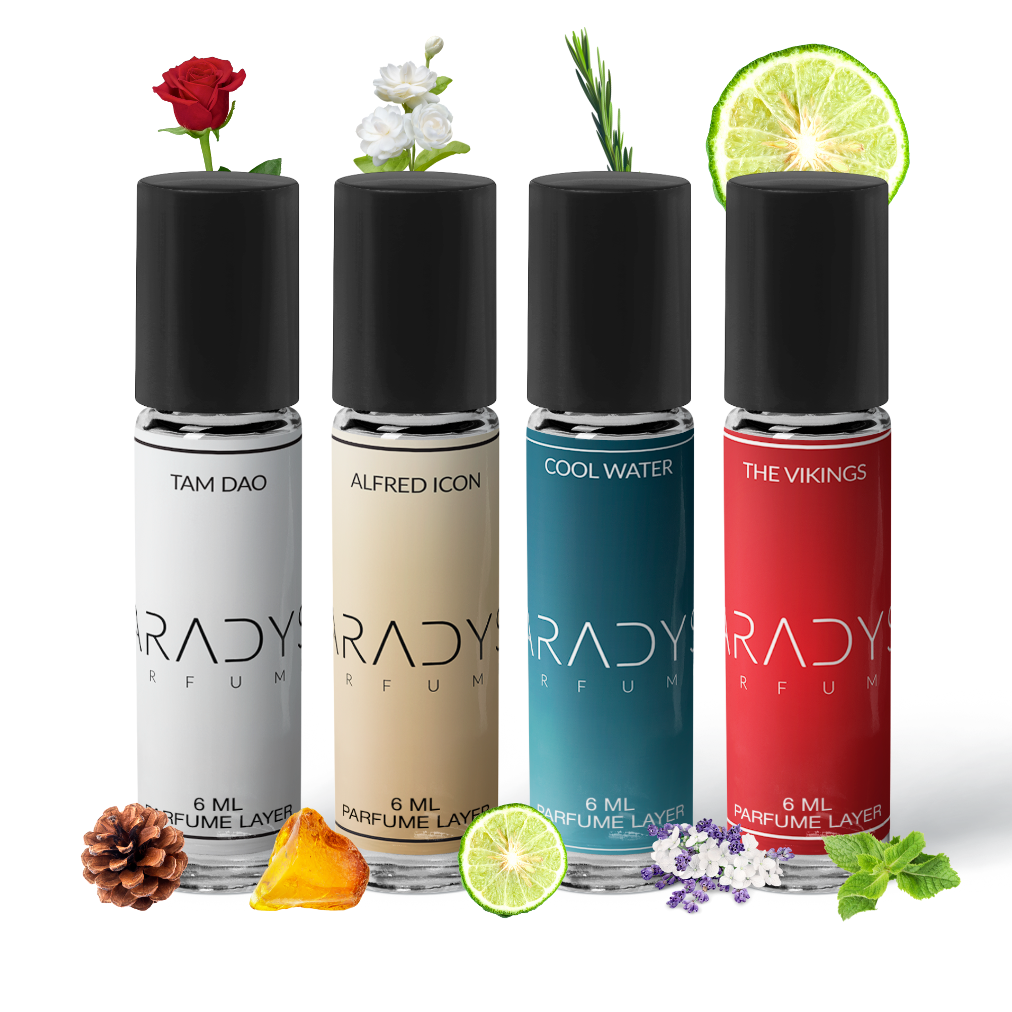 Celebrity Attar Set Pack Of Tam Dao Alfred Icon Cool Water