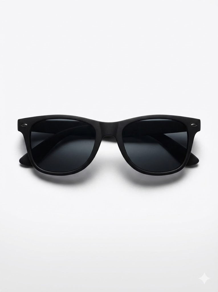 Wayfarer Sunglasses + Protective Case + Microfiber Lens Cloth